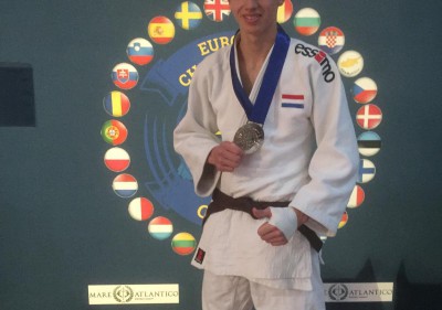 Afbeelding Lesley Ijzerman behaalt de 2e plaats bij de Europese kampioenschappen judo